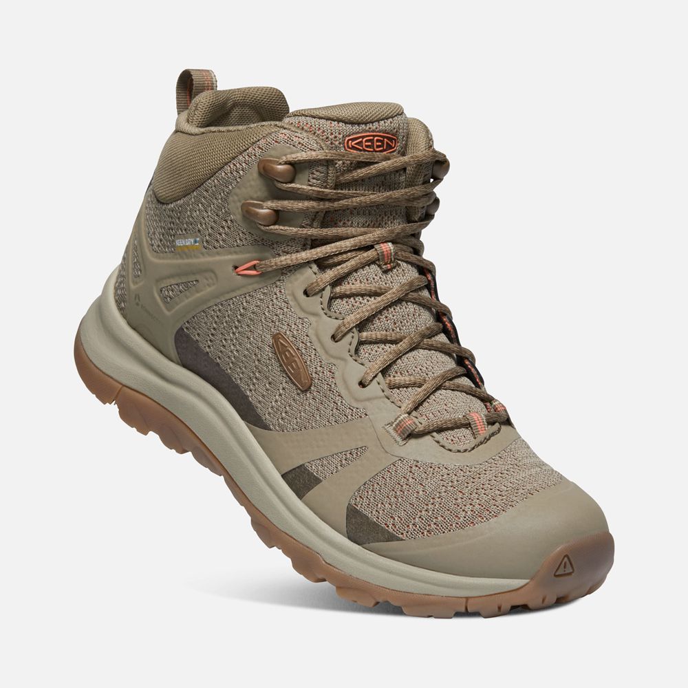 Keen Vandringskängor Dam Khaki - Terradora Ii Waterproof - 718295NFL